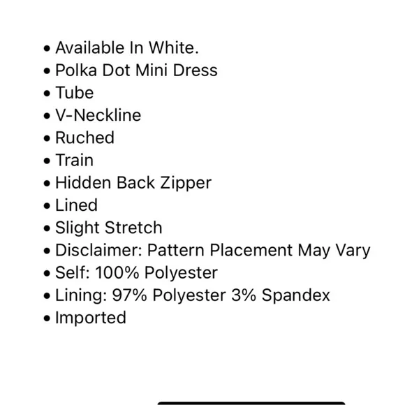 NEW! Fashion Nova White Dress - Picture 4 of 7